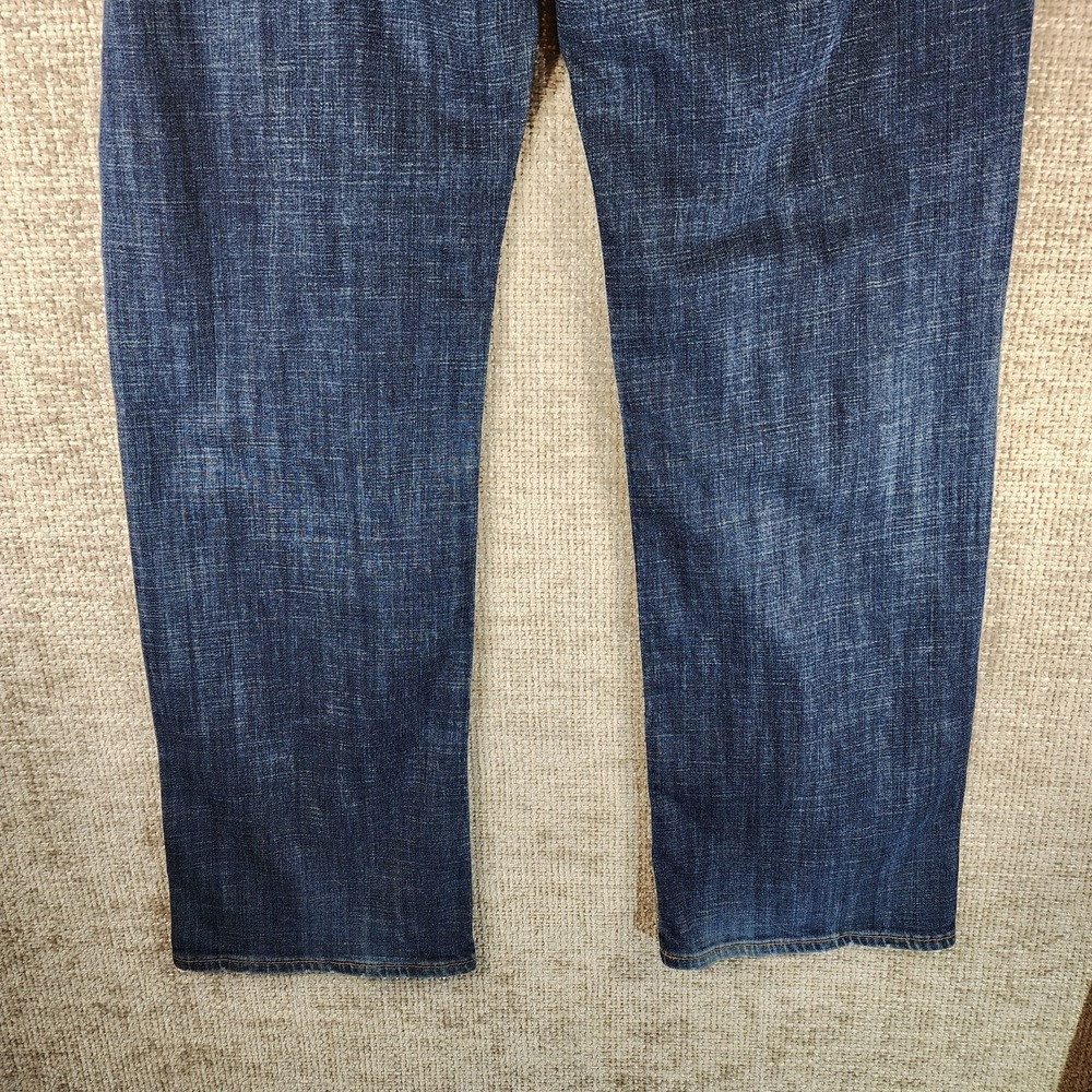 Lucky Brand 361 Vintage Straight Blue Jeans Mens 34 Blue Denim Classic 36x32 - Picture 9 of 13